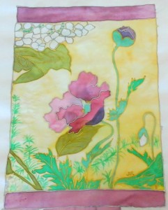 Silk painting 1