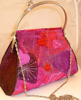 Black - Handcrafted Quilted Handbag 13